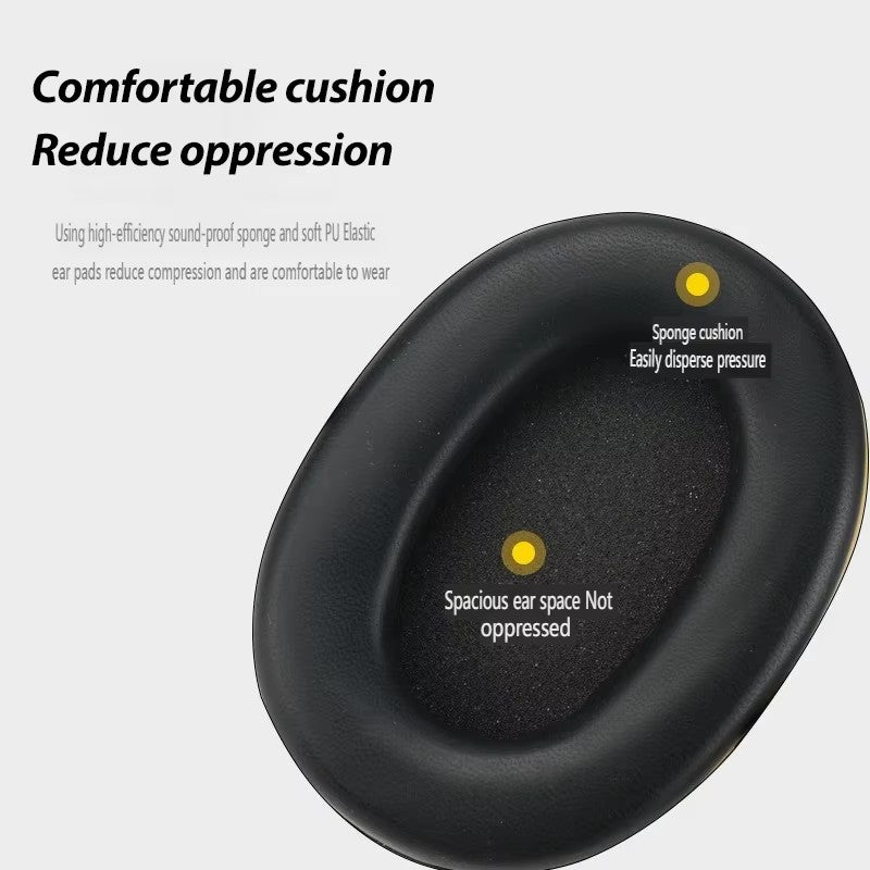 URIZONS 2 in 1 wireless Headset with LED display FM/AM Radio Safety Ear Muffs Noise Cancelling Electronic Hearing protection Wireless Headphones Tactical Walker Amplification Anti-noise Electronic Ear Muff